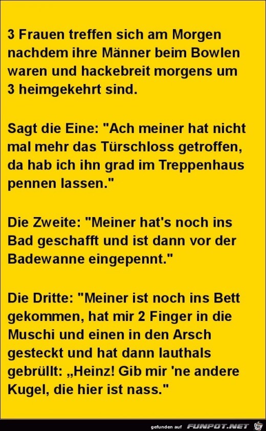 3 Frauen treffen sich am Morgen........ 3 Frauen treffen sich am Morgen........