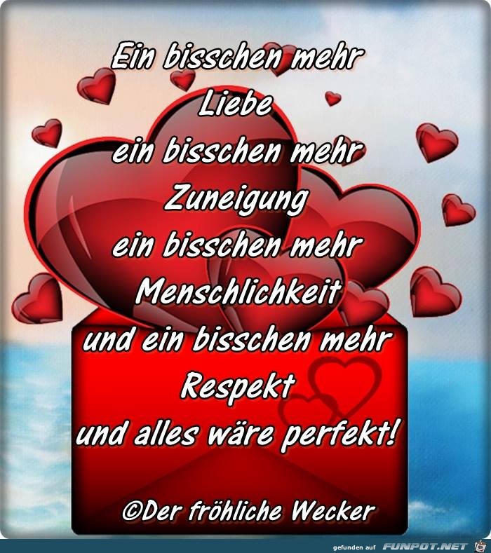 Ein bisschen mehr Liebe Ein bisschen mehr Liebe