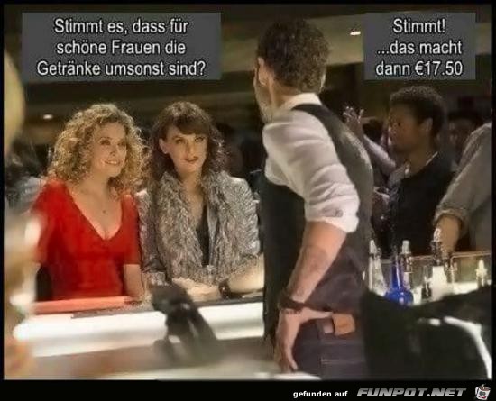 Getränke umsonst Getränke umsonst