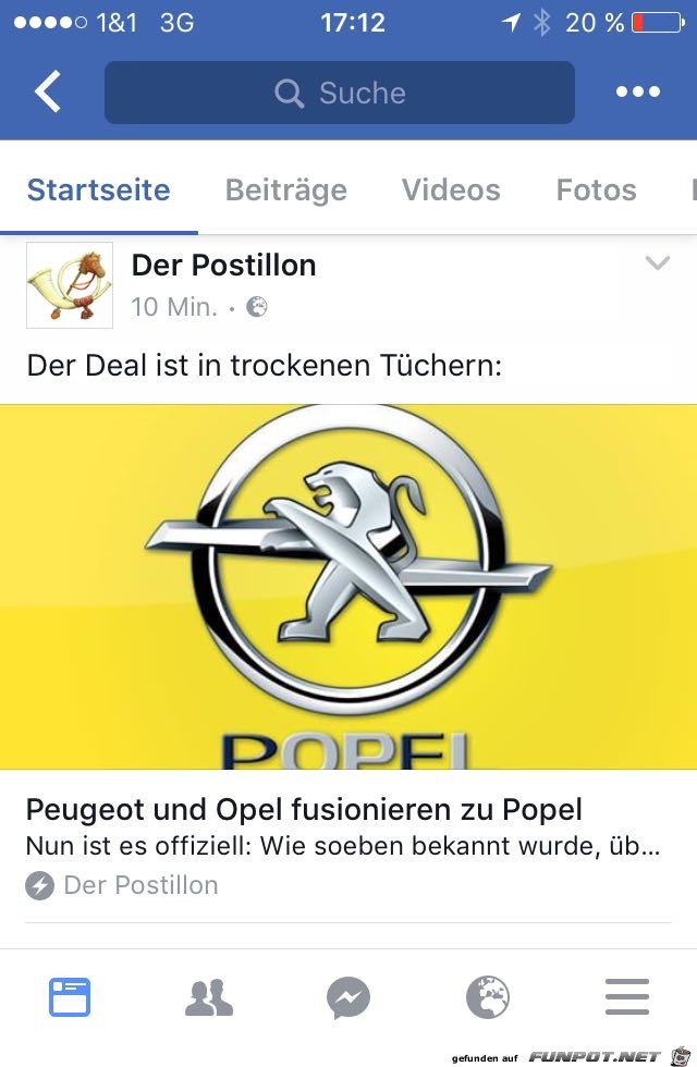 Peugeot und Opel fusionieren zu Popel