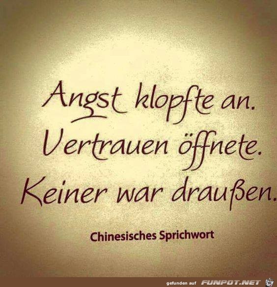 Angst klopft an