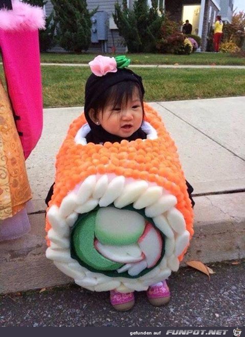 Kleine Sushi-Dame