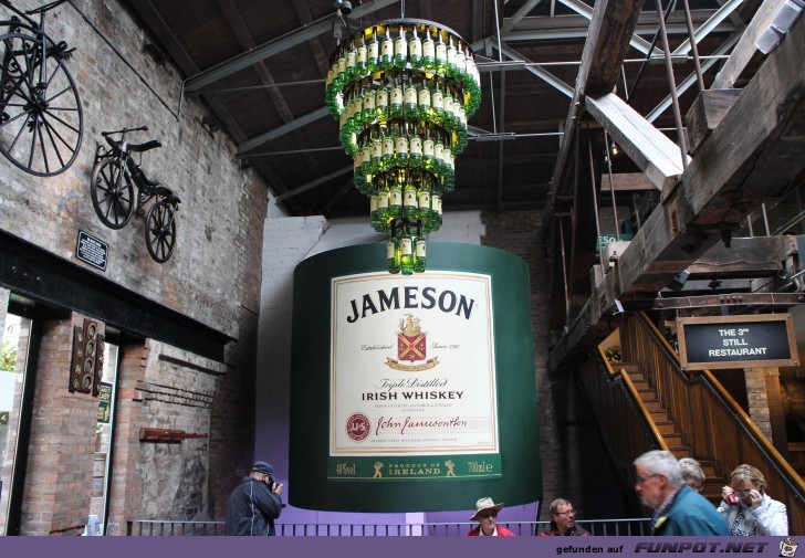 Besuch in der Old Jameson Destillery in Dublin