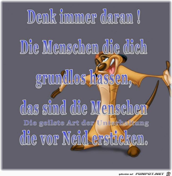 Denk immer daran Denk immer daran