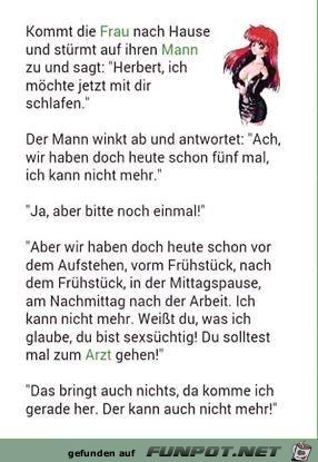 Kommt die Frau nach Hause Kommt die Frau nach Hause