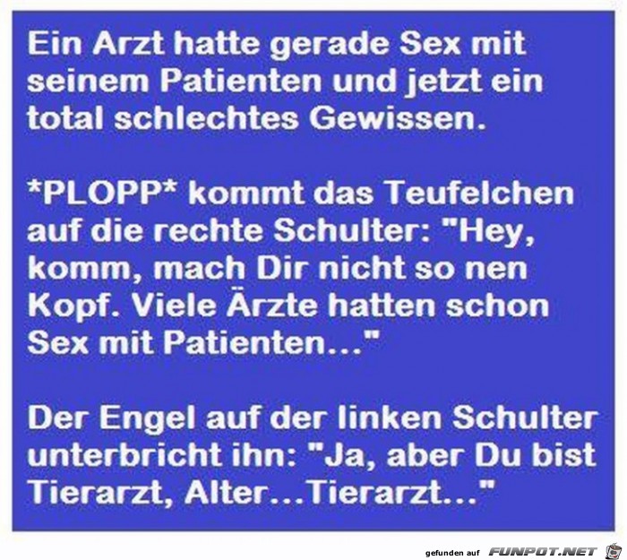 Wenn der Arzt Sex mit einer Patientin hatte Wenn der Arzt Sex mit einer Patientin hatte