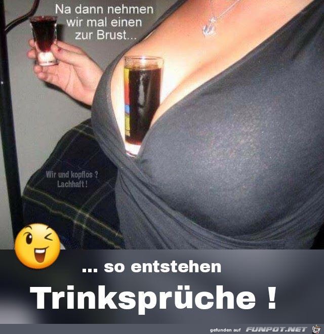 ...einen zur Brust nehmen