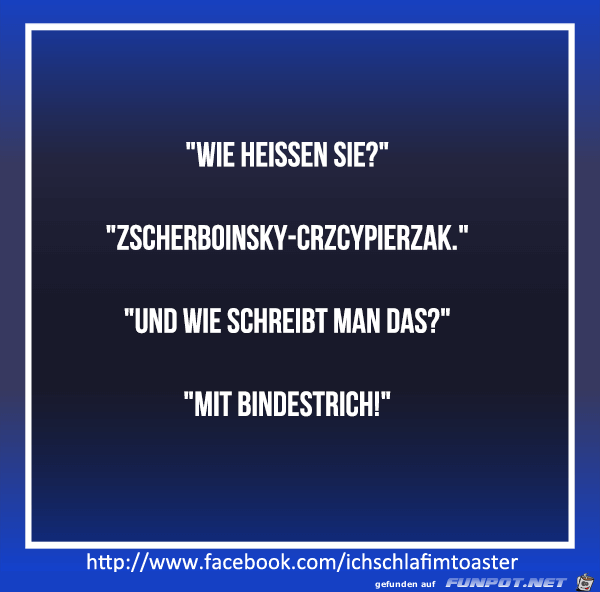 mit Bindestrich