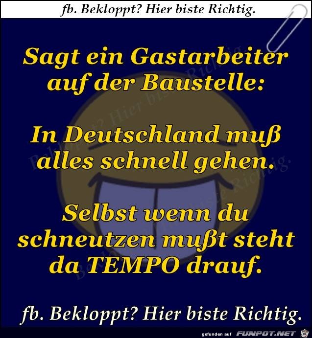 Sagt ein Gastarbeiter