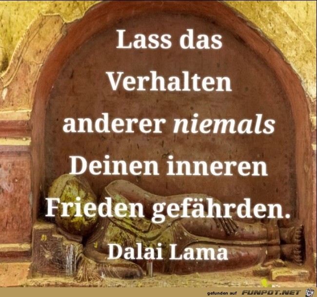 Lass das Verhalten