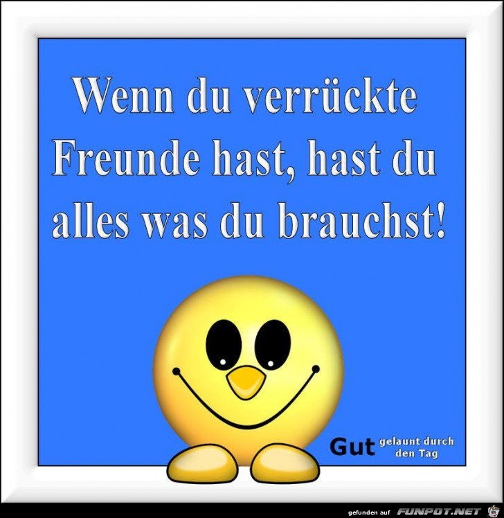 Wenn du verrueckte Freunde hast Wenn du verrueckte Freunde hast