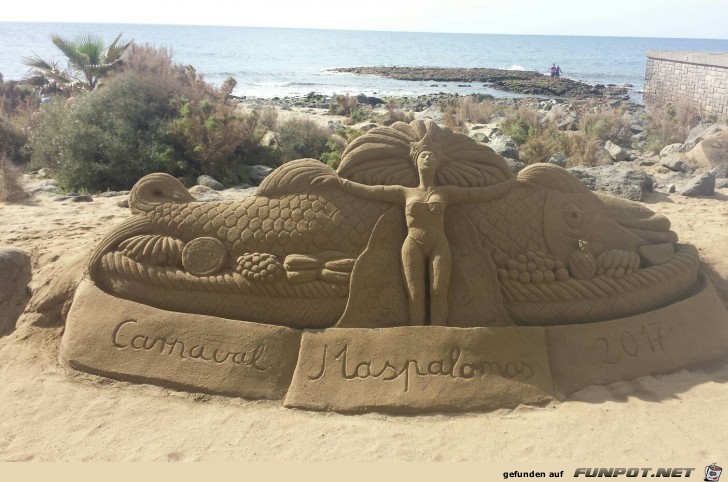 Tolle Sandskulptur Tolle Sandskulptur