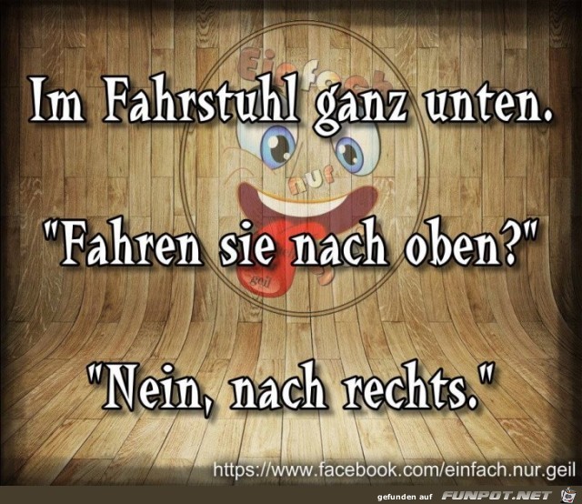 Nein nach rechts Nein nach rechts