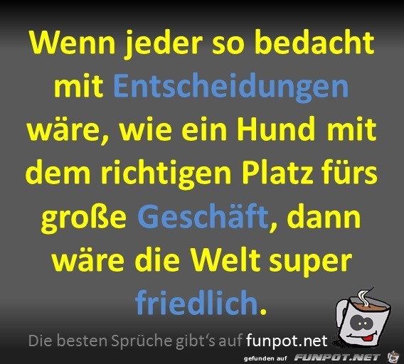 Entscheidungen Entscheidungen