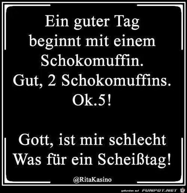Ein guter Tag beginnt Ein guter Tag beginnt