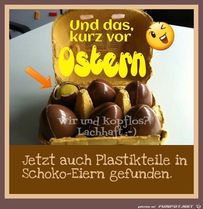 Kurz vor Ostern