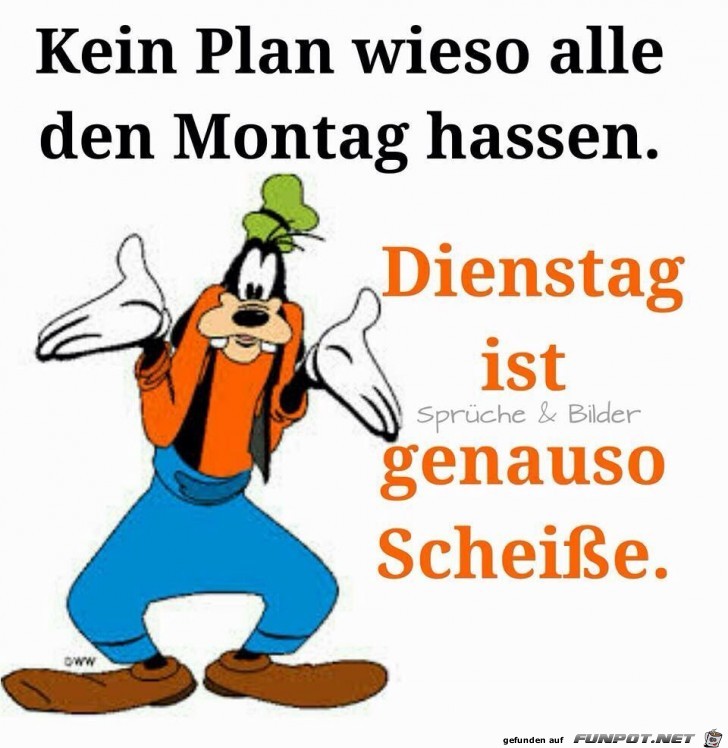 Kein Plan, wieso alle den Montg hassen...