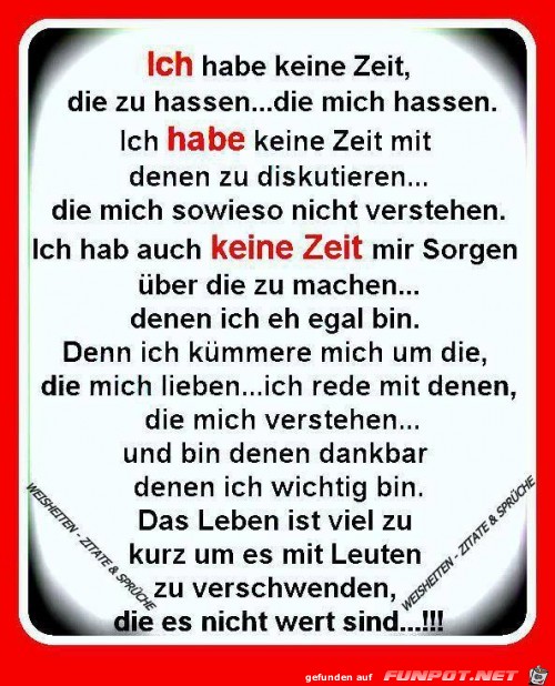 Keine Zeit Keine Zeit
