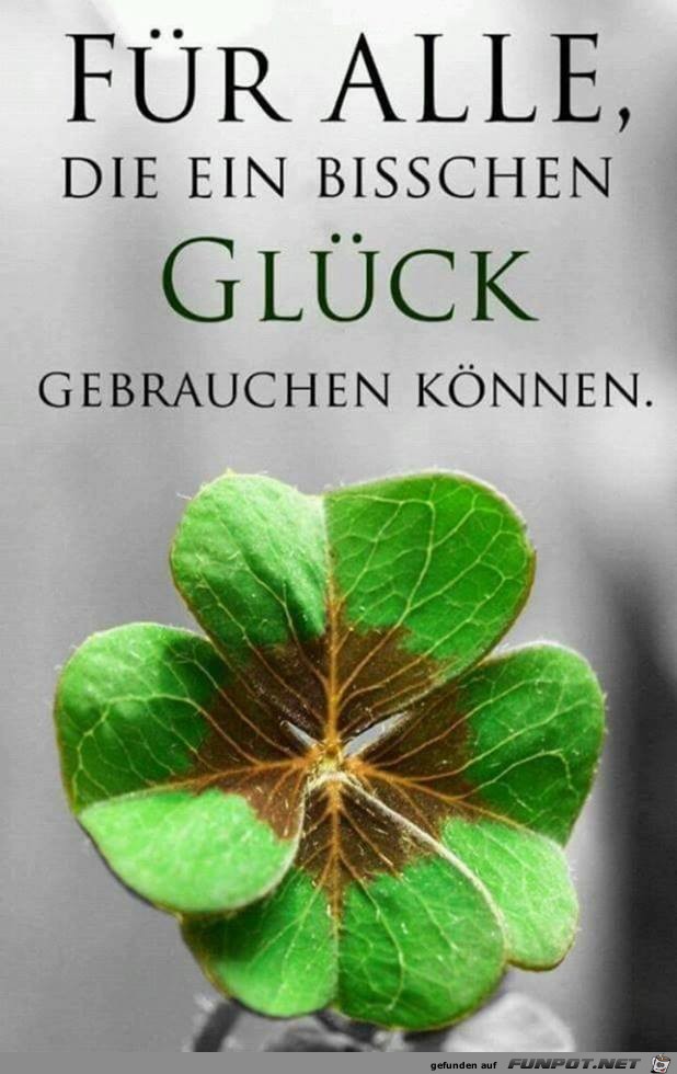 Fuer alle ein bisschen Glueck