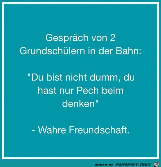 Pech beim Denken Pech beim Denken