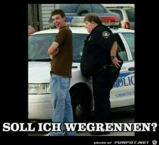 Soll ich wegrennen Soll ich wegrennen
