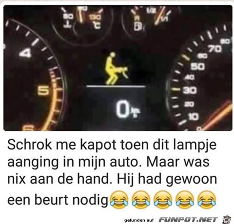 Kontrollanzeige in meinem Auto Kontrollanzeige in meinem Auto