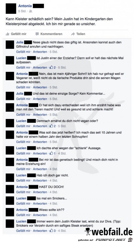 schaedlicher Kleister schaedlicher Kleister