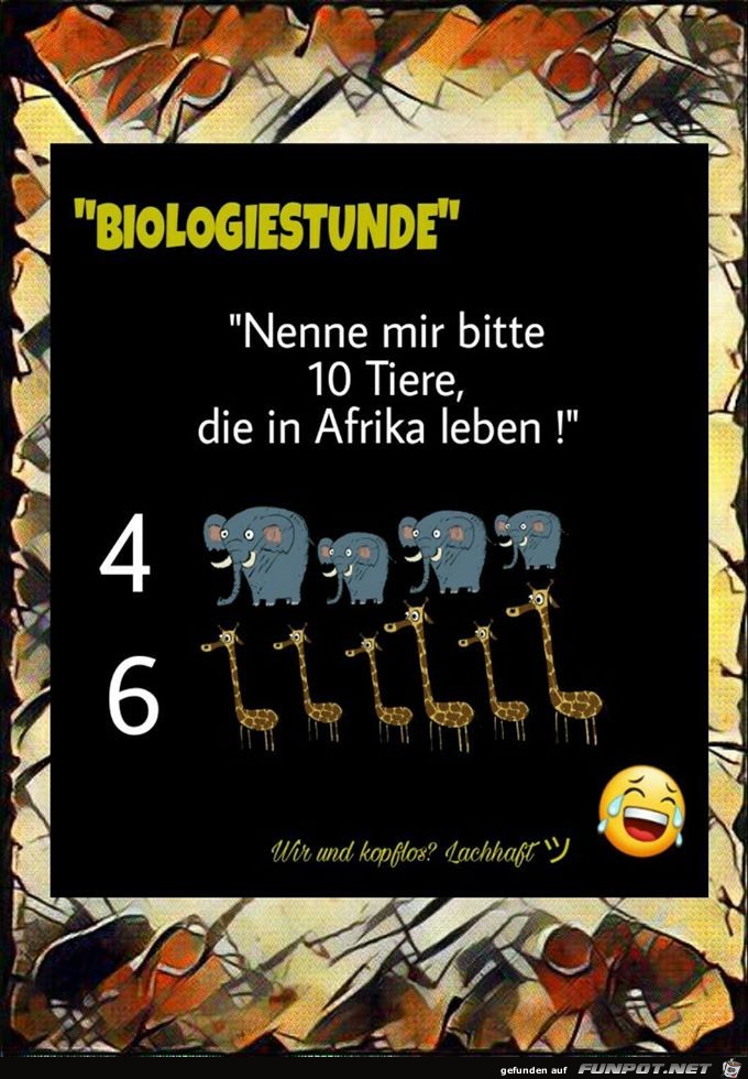Biologiestunde Biologiestunde