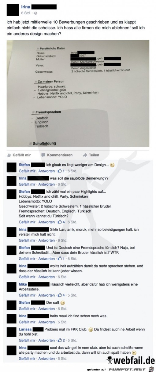 schwierige Jobsuche