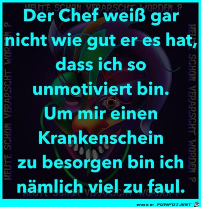Viel zu faul Viel zu faul