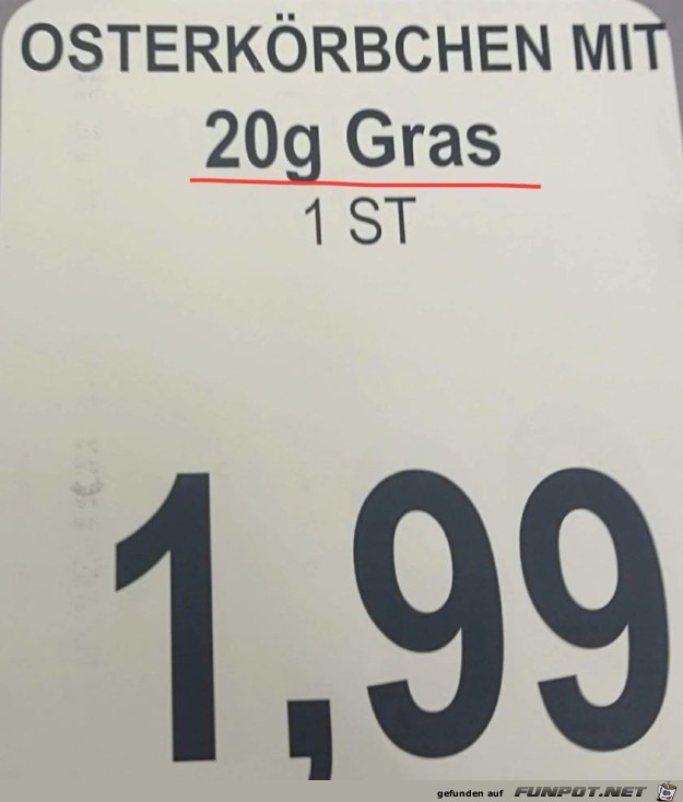 Billiger geht es nicht Billiger geht es nicht