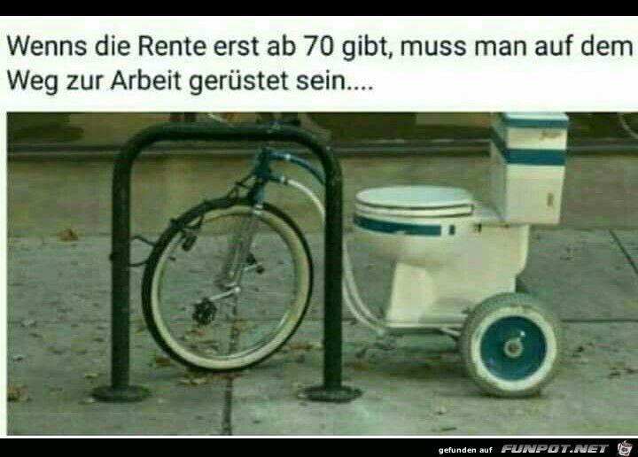 Rente erst ab 7o