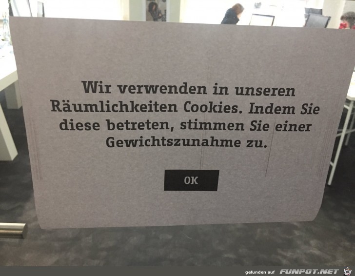 Offline-Cookie-Warnung Offline-Cookie-Warnung