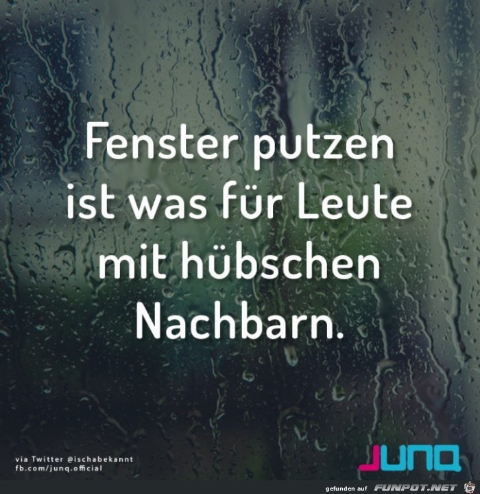 Fenster putzen Fenster putzen