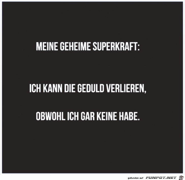 Meine geheime Superkraft Meine geheime Superkraft