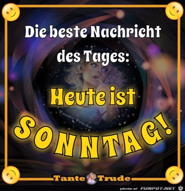 Beste Nachricht des Tages Beste Nachricht des Tages