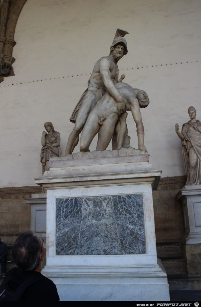 Die Loggia dei Lanzi in Florenz