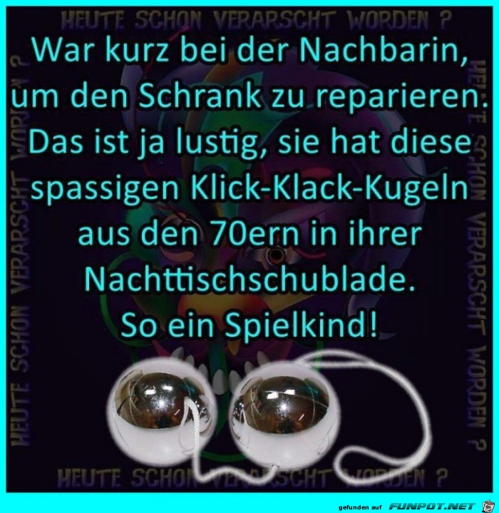 Nachbarin besucht