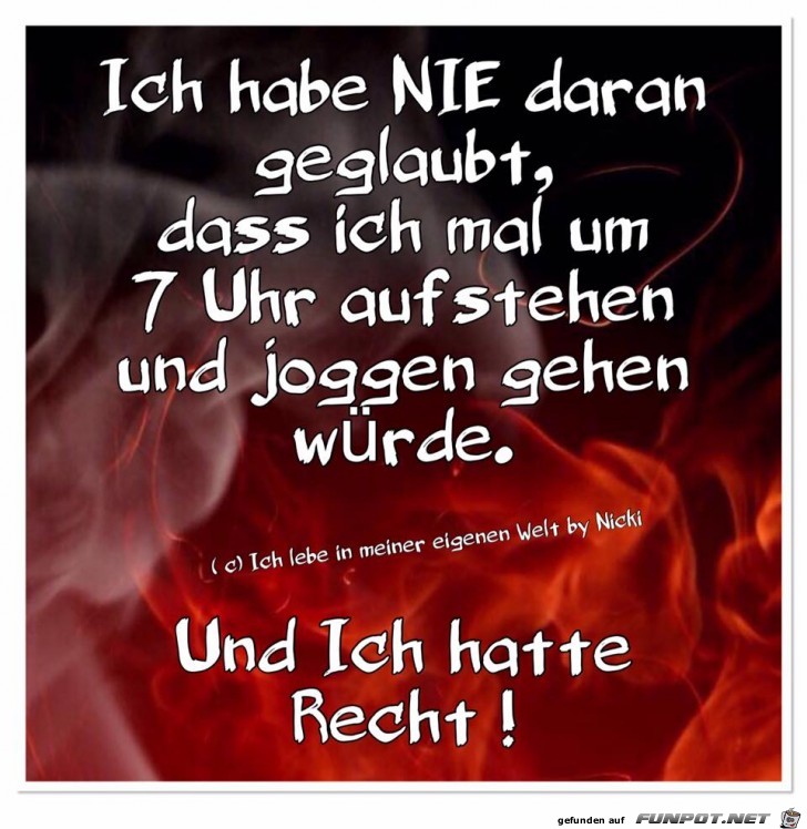 Habe nie daran geglaubt Habe nie daran geglaubt