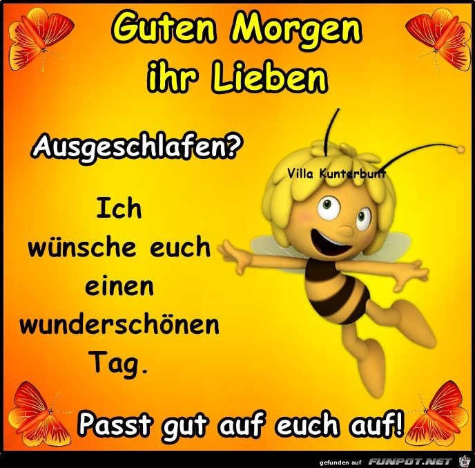 Guten Morgen ihr Lieben