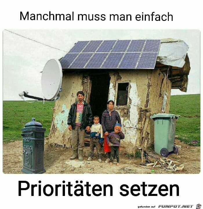 Prioritaeten setzen Prioritaeten setzen