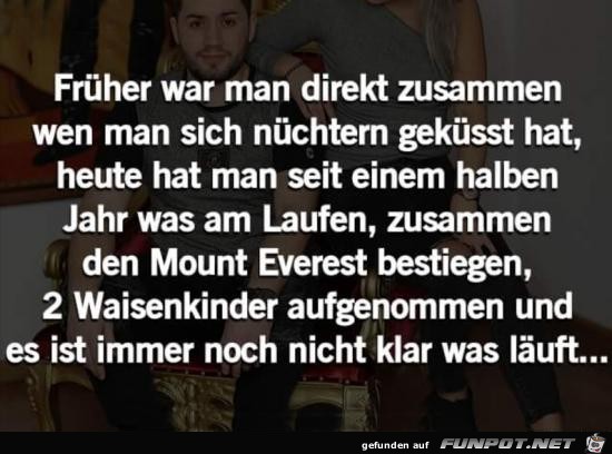 Früher war man direkt zusammen...... Früher war man direkt zusammen......