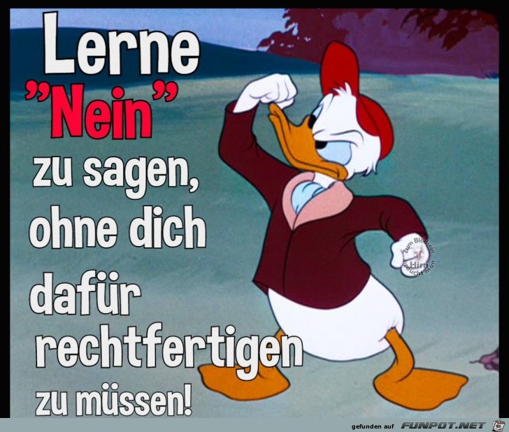 Lerne nein zu sagen Lerne nein zu sagen