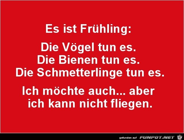 es ist Frhling....