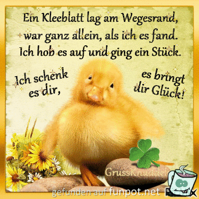 Ein Kleeblatt lag am Wegesrand Ein Kleeblatt lag am Wegesrand