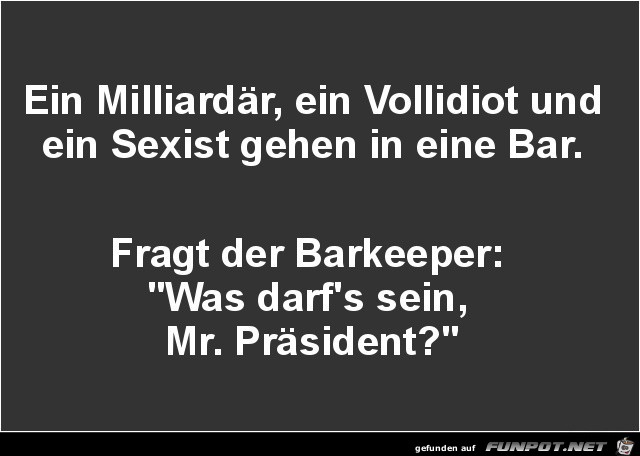 Was darf es sein