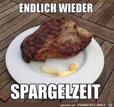 Endlich wieder Spargelzeit Endlich wieder Spargelzeit