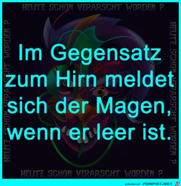 Unterschied Gehirn und Magen Unterschied Gehirn und Magen