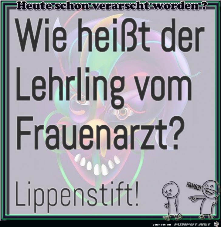 Wie heist der Lehrling