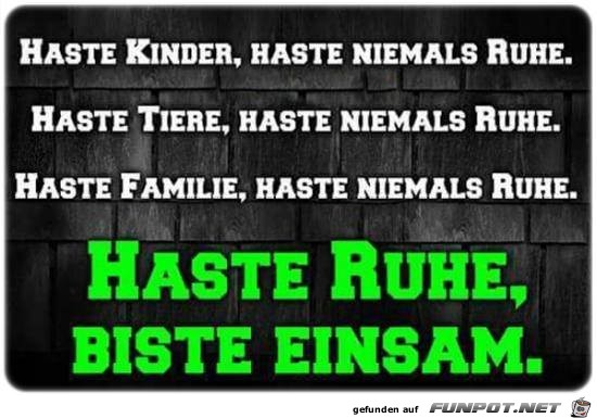 Einsam